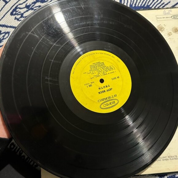 Vintage Jeff Beck Vinyl Record - Picture 4 of 7